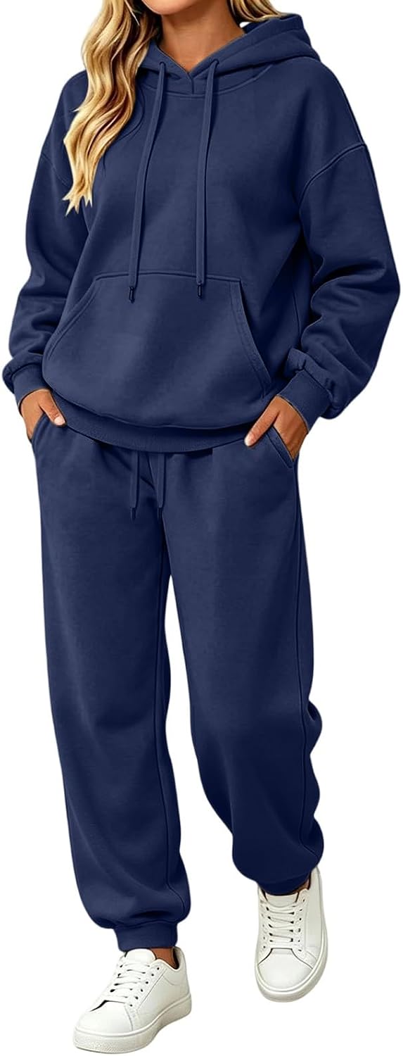 Oversized hoodie and sweatpants lounge set — product photo 2