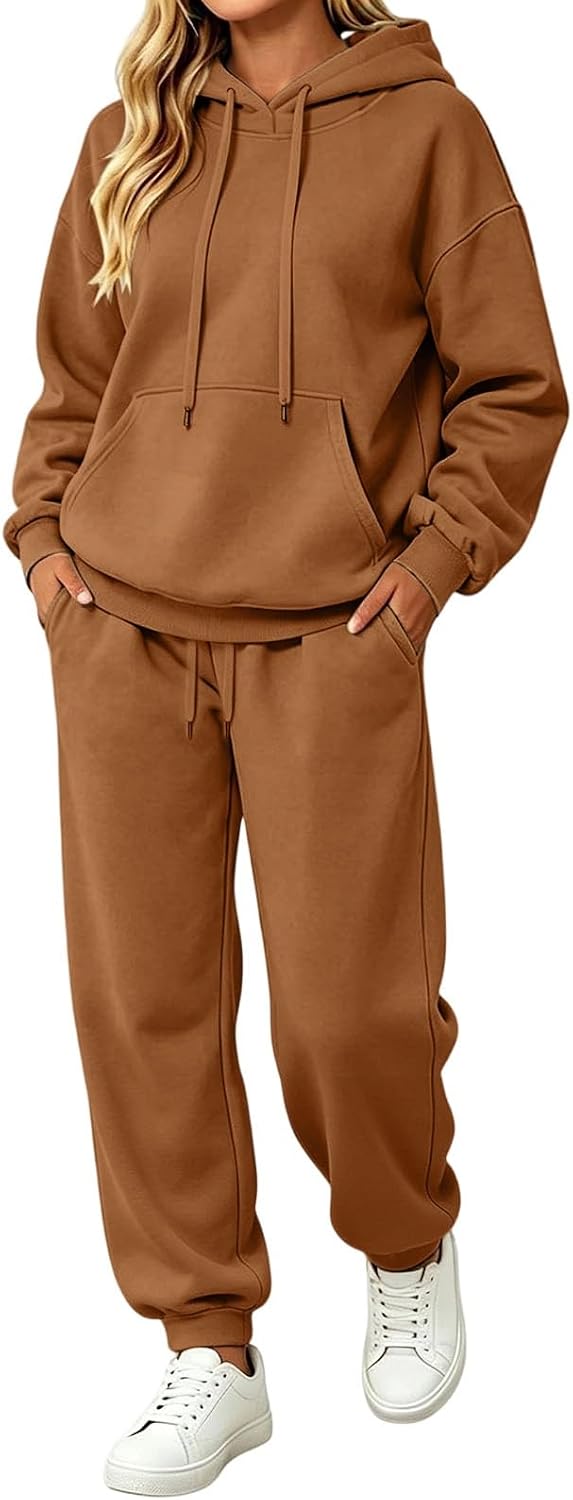 Oversized hoodie and sweatpants lounge set — product photo 7