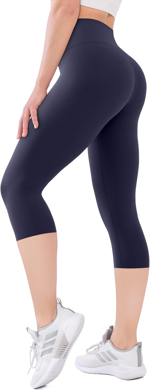 High-waisted soft leggings, capri and full length — product photo 9