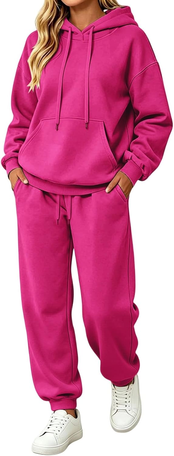 Oversized hoodie and sweatpants lounge set — product photo 1
