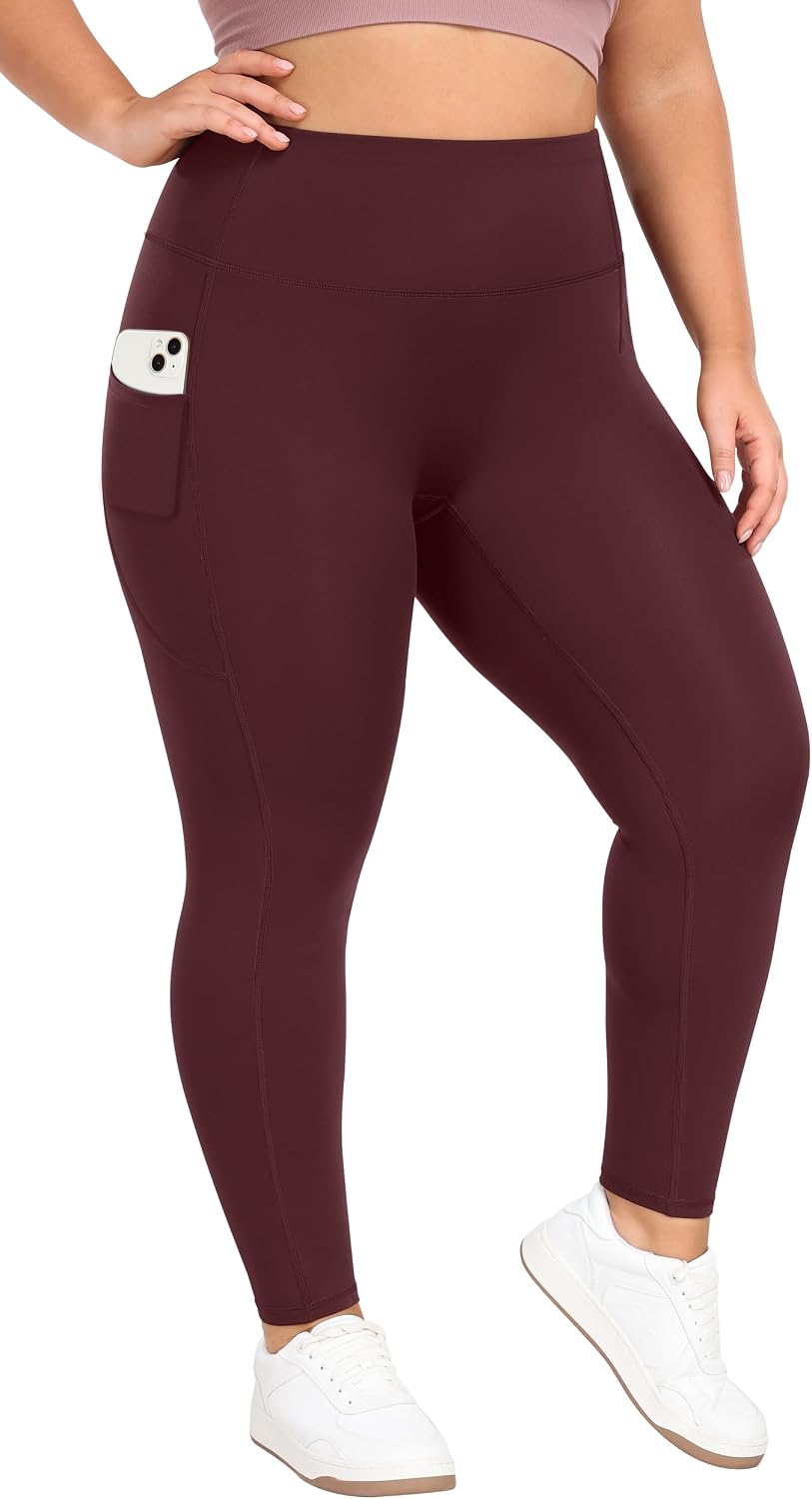 Plus-size pocket leggings — product photo 1