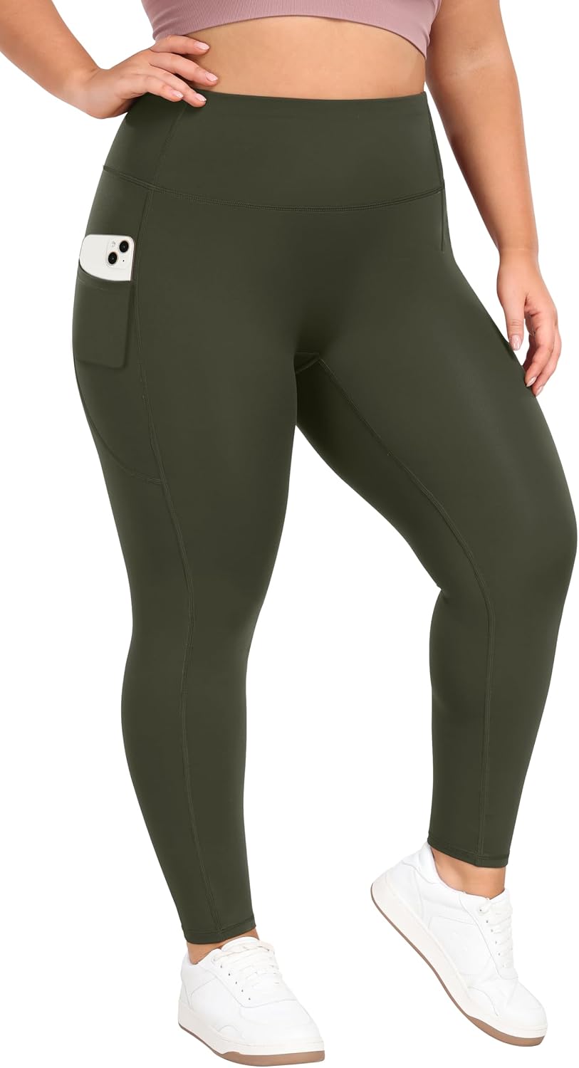 Plus-size pocket leggings — product photo 6
