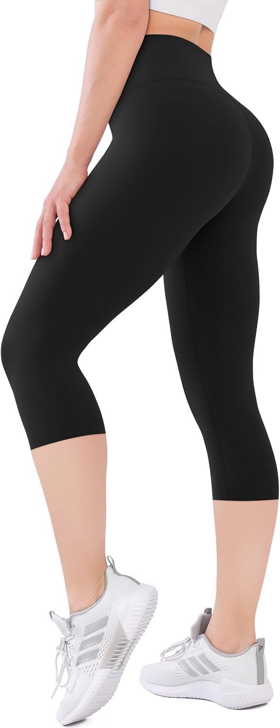 High-waisted soft leggings, capri and full length — product photo 30