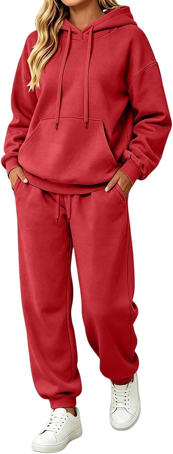 Oversized hoodie and sweatpants lounge set — product photo 17
