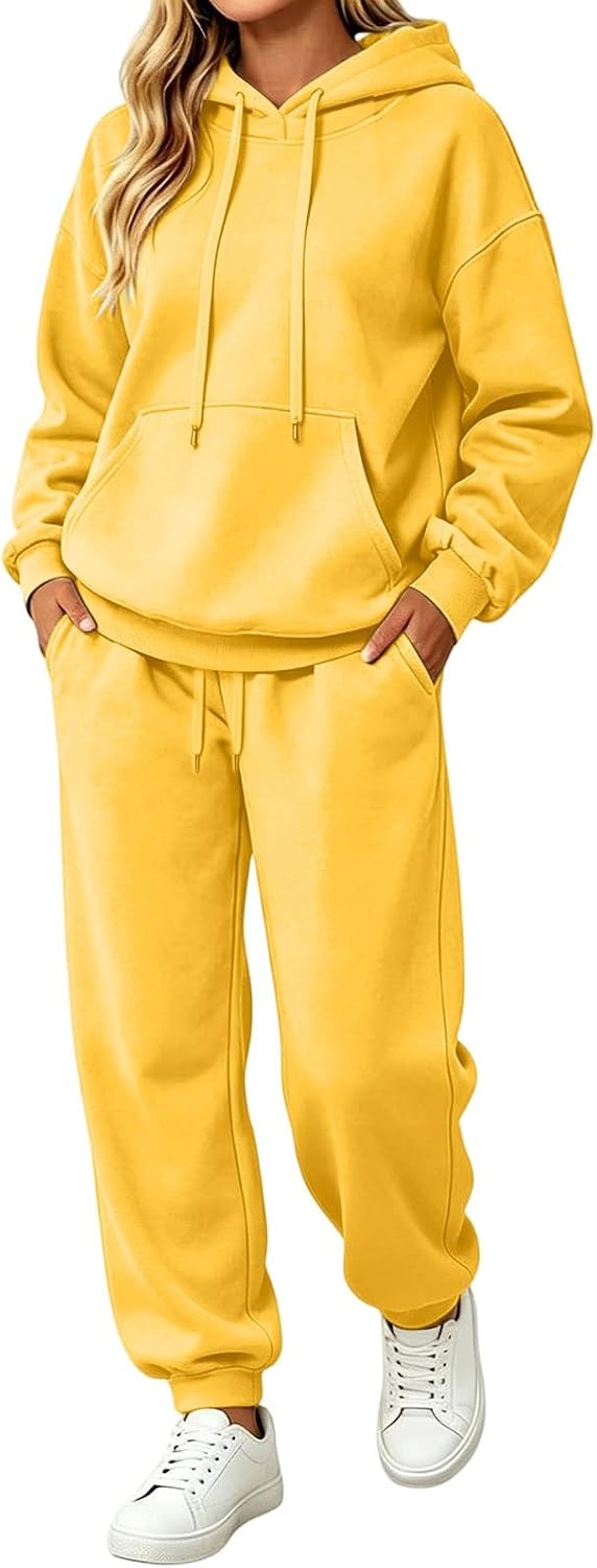 Oversized hoodie and sweatpants lounge set — product photo 12