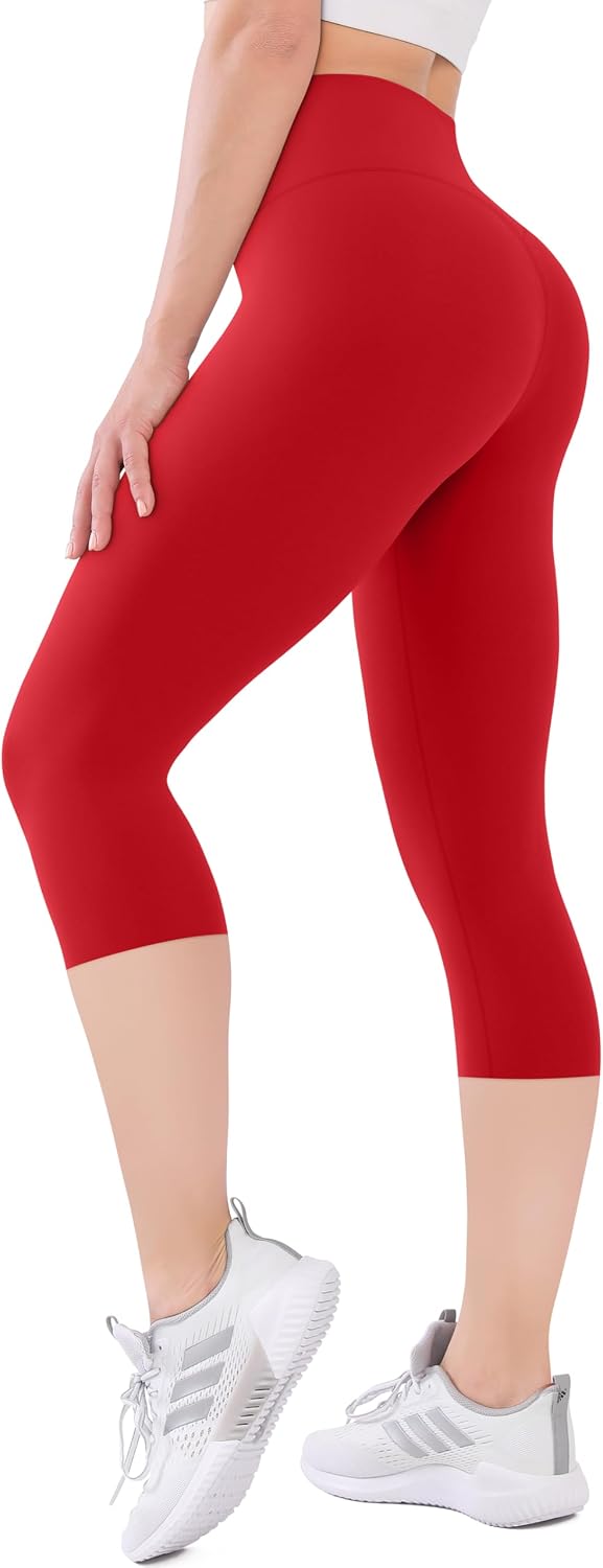 High-waisted soft leggings, capri and full length — product photo 29