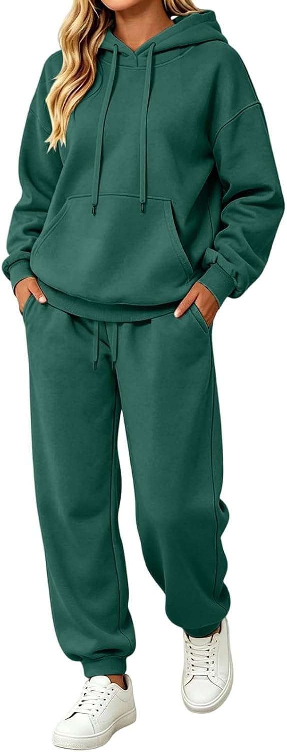 Oversized hoodie and sweatpants lounge set — product photo 5