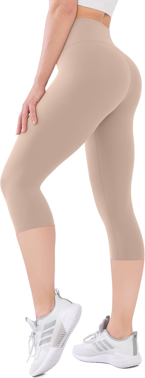 High-waisted soft leggings, capri and full length — product photo 42