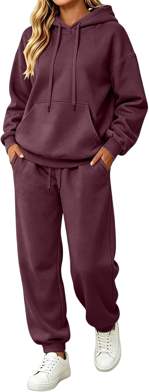 Oversized hoodie and sweatpants lounge set — product photo 16