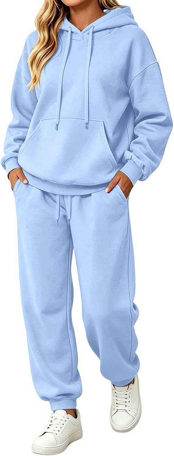 Oversized hoodie and sweatpants lounge set — product photo 6