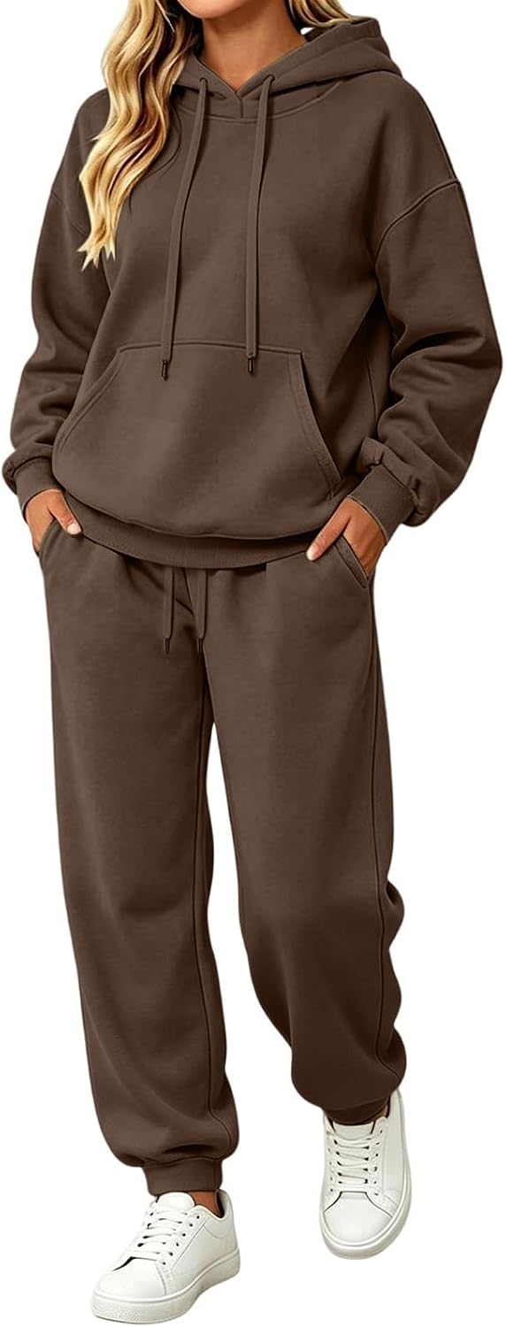 Oversized hoodie and sweatpants lounge set — product photo 13