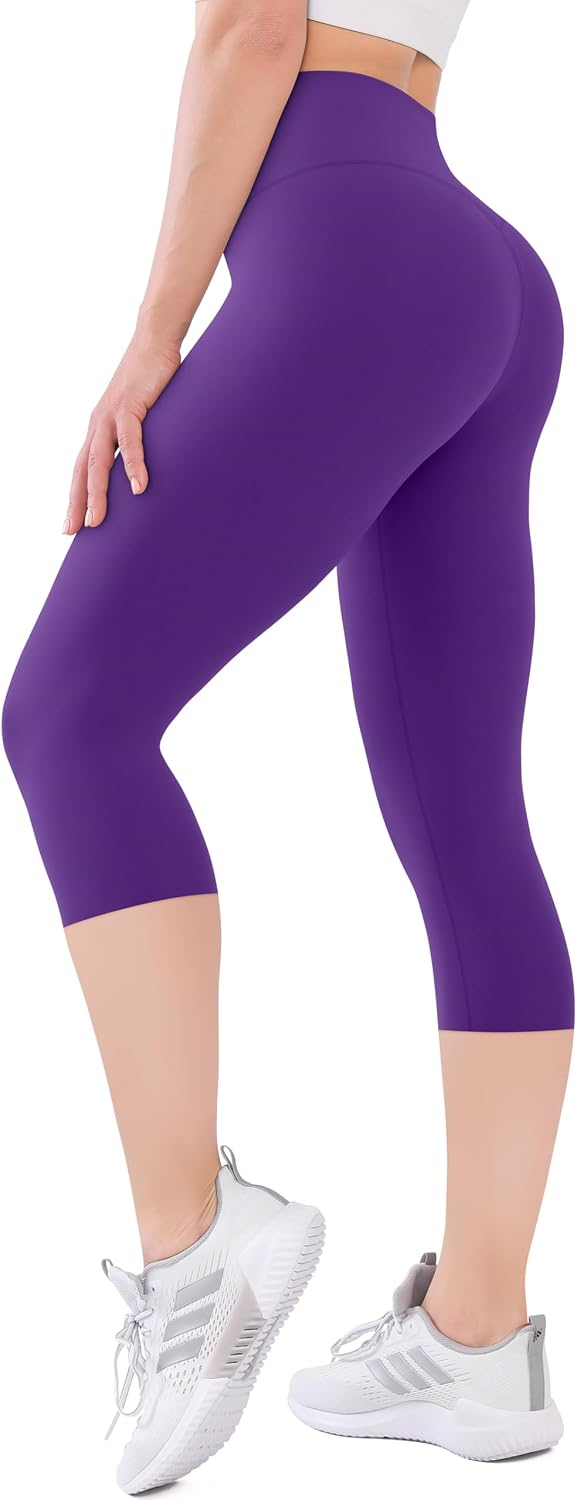 High-waisted soft leggings, capri and full length — product photo 26
